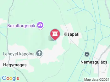 Sárkány-barlang Kisapáti a térképen