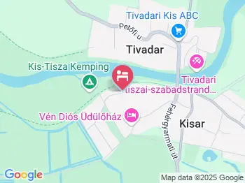 Balázs Vendégház Kisar a térképen