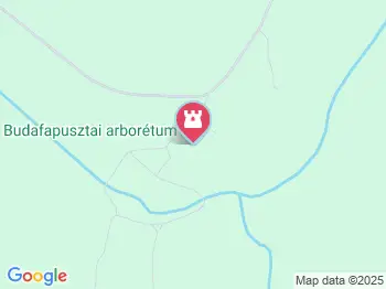 Budafai arboretum Kiscsehi a térképen