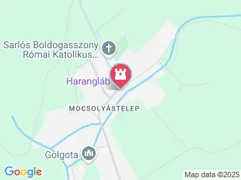 Harangláb Kisgyőr a térképen