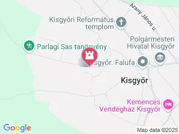 Rákóczi Ferenc híd Kisgyőr a térképen