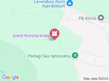 Szent Korona kilátó Kisgyőr a térképen