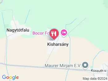 Vylyan Terasz Kisharsány a térképen