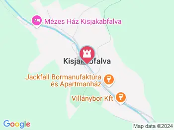 Konrád Ház Kisjakabfalva a térképen