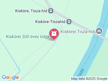 Kiskörei 300 éves tölgy Kisköre a térképen