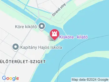 Kiskörei kilátó Kisköre a térképen