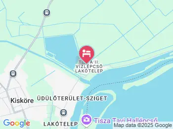 Napsugar Vendégház Kisköre a térképen