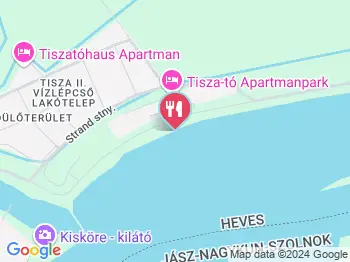 Ring-a-tó Étterem Kisköre a térképen