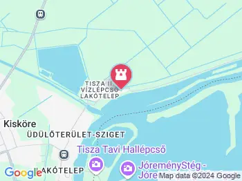 Ring-a-tó Strand Kisköre a térképen