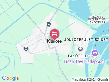 Tisza-tó Apartmanpark Kisköre a térképen