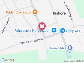 Tiszai halász Kisköre a térképen