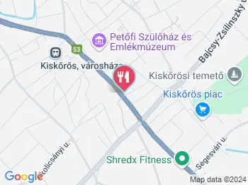Bagatell Next Étterem Kiskőrös a térképen