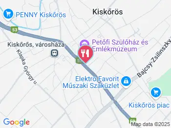 Carwash Gyros Kiskőrös a térképen