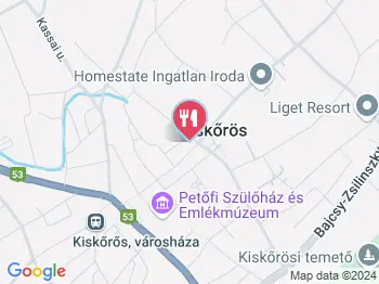 City Ételbár Kiskőrös a térképen