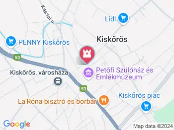 Kossuth Lajos Kiskőrös a térképen