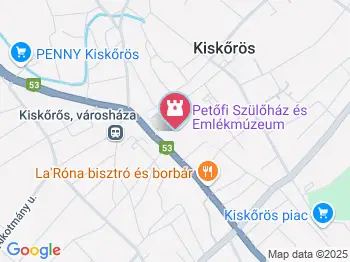 Petőfi Szülőház és Emlékmúzeum Kiskőrös a térképen