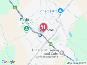 Szarvas Fogadó étterme Kiskőrös a térképen