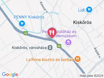 Szentpéteri Borpince Kiskőrös a térképen