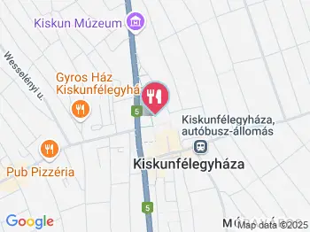 Albán Pékség Kiskunfélegyháza a térképen