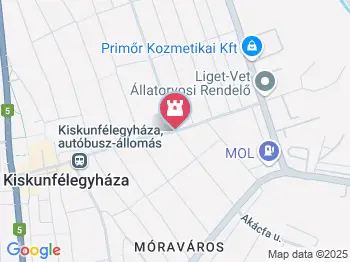 Bajcsy-Zsilinszky Endre Kiskunfélegyháza a térképen