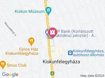 Centenáriumi díszkút Kiskunfélegyháza a térképen