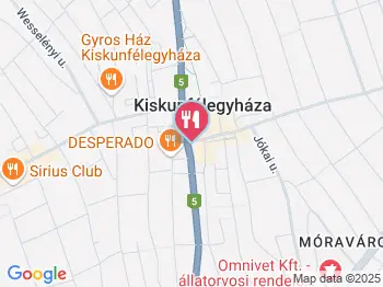 Fábián Cukrászda & Kávézó Kiskunfélegyháza a térképen