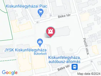 Fájdalmas Krisztus szobor Kiskunfélegyháza a térképen