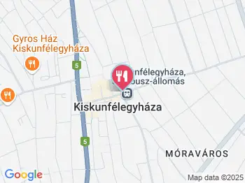 Lángossütő Kiskunfélegyháza a térképen