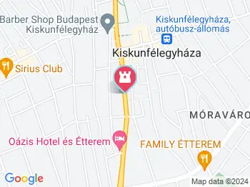 Móra Ferenc szobra Kiskunfélegyháza a térképen