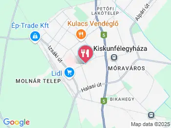 Sirius Club étterem, pizzéria Kiskunfélegyháza a térképen