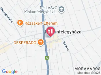 Weber Street Food Kiskunfélegyháza a térképen