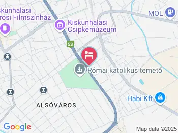 Betti Motel Kiskunhalas a térképen