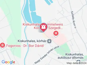 Csetényi Élménypark Kiskunhalas a térképen