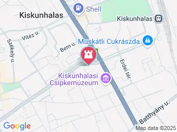 Csipkemúzeum Kiskunhalas a térképen