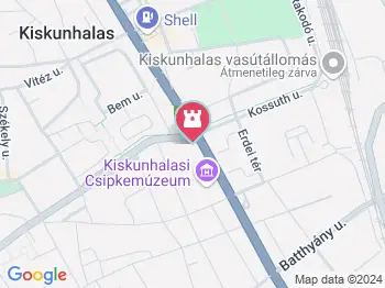 Csipkevarrók Kiskunhalas a térképen