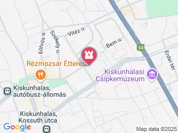 Emitel Telegaléria Kiskunhalas a térképen