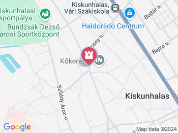 Gábor Áron Páncéltörő Tüzérezred emlékműve Kiskunhalas a térképen