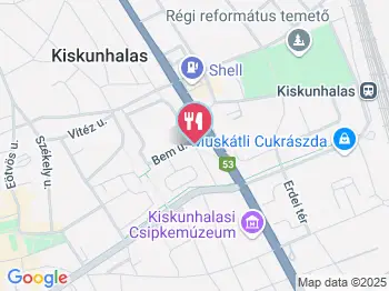 Gomba Caffe Kiskunhalas a térképen