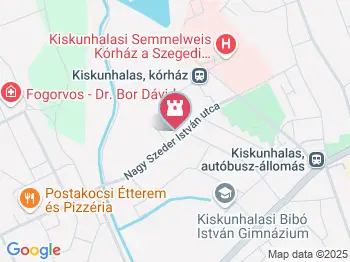 Halasthermál Kiskunhalas a térképen