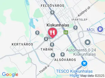 Matéza étterem és söröző Kiskunhalas a térképen