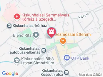 Szégyenkő Kiskunhalas a térképen