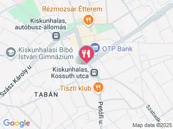 Valkom Pékség - Köztársaság utca Kiskunhalas a térképen