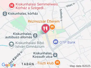 Valkom Pékség - Szász Károly utca Kiskunhalas a térképen