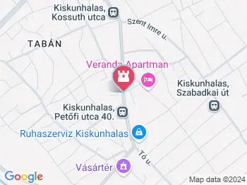 Zsinagóga Kiskunhalas a térképen