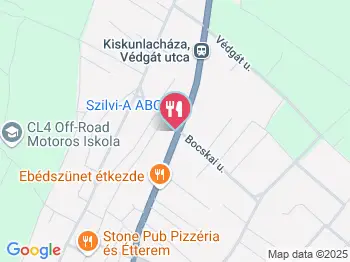 Gyorsbüfé Kiskunlacháza a térképen