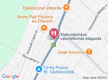 Kabasi Pékség Kiskunlacháza a térképen