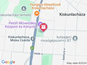 Kun László Kiskunlacháza a térképen