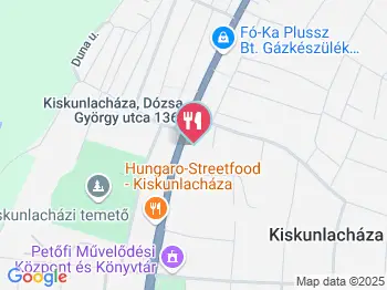 Új Kapitány Cukrászda Kiskunlacháza a térképen