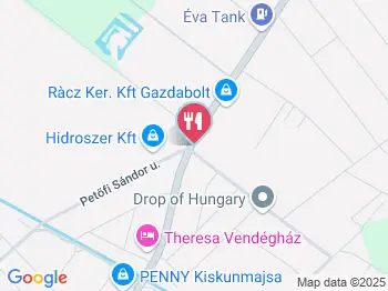 Bableves Csárda Kiskunmajsa a térképen