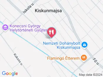 Fehèrló Ètterem Kiskunmajsa a térképen